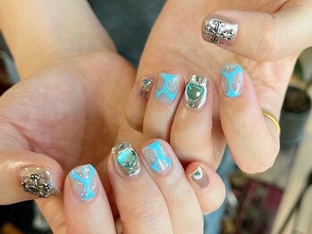 ジム(JIMS)の写真/[韓国定額¥8500]トレンドに敏感な10~30代女子に大好評！クロムハーツや〇〇コアデザインなど幅広くご用意♪