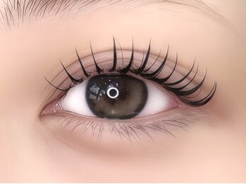 メイクプラスネイル ヴィヴィッド(MAKE+NAIL vivid)の写真/圧倒的キープ力！バインドロックで自まつげを挟む技法◎アイライン効果も♪