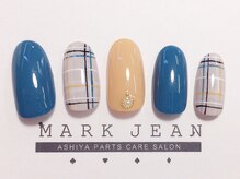 マークジーン 甲南山手(MARK JEAN)/グレンチェックネイル