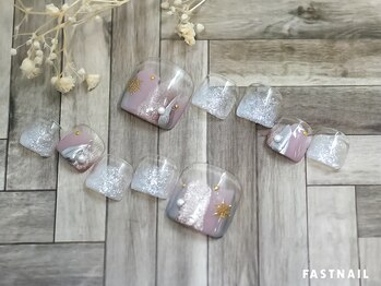 ファストネイル ロコ 志免店(FASTNAIL LOCO)/冬を楽しむネイル【11811】