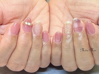 パラジェル認定サロン メールメール 池袋店(MereMer)/チェック柄ネイル