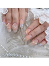 リンドネイル バイ モカ アンド ララ(Lind nail by moca and LaLa)/うるうるチークネイル