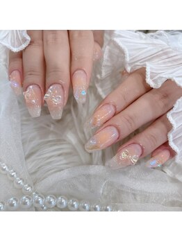 リンドネイル バイ モカ アンド ララ(Lind nail by moca and LaLa)/うるうるチークネイル