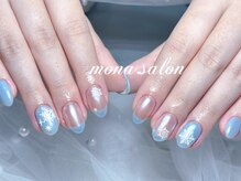 モナサロン(Mona salon)/オーロラカラーフレンチネイル