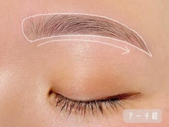 レイン 鹿屋店(Rain)/アーチ眉