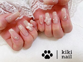 キキネイル 溝の口(kikinail)/ワンホンネイル/リボン