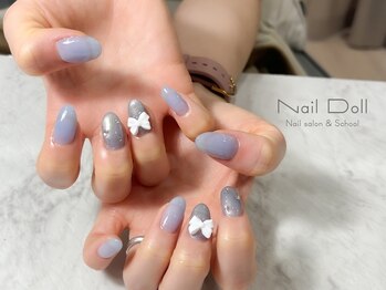 ネイルドール(Nail Doll)/リボンネイル