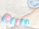 ピンク×ブルー