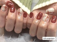 リブ 三軒茶屋(LiB)/チェックネイルデザイン