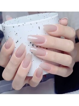 クイーンズビューティーサロン 新宿本店(Queen's beauty salon)/チップ長さだしワンカラー