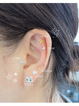 煌/ケースタイル(K-style)/種類豊富 耳つぼジュエリー