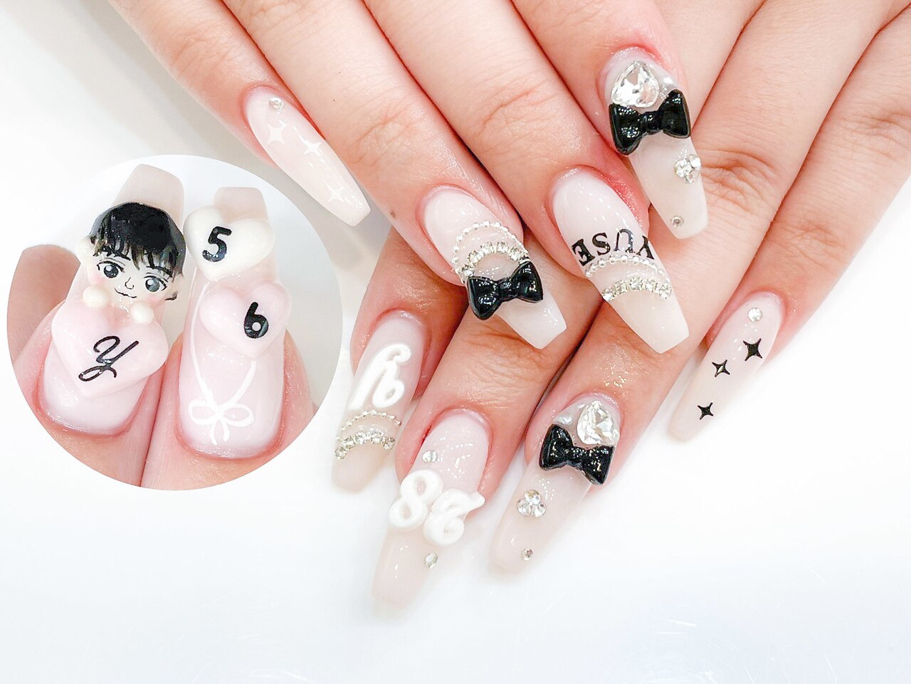 3dネイルパーツ 誕生日 バースデー ネイルパーツ ケーキ パーツ ピンク