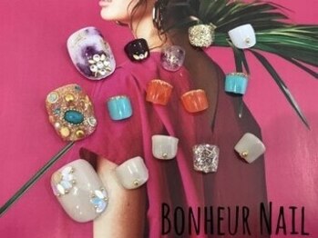 ボヌール 中百舌鳥店(Bonheur)の写真/【中百舌鳥】FOOTジェルのお得なクーポンあり♪お仕事や家事でハンドネイルができない方にもおすすめ◎