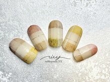 アイヴィー(IVY)/チェック柄/冬ネイル/クリスマス