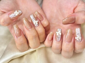 レプレ(Lepre)/レース、リボンネイル