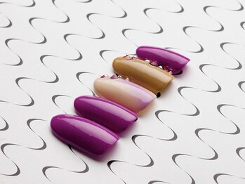 アデリー(ADELIAE)/【単色カラー】＋ストーンアート