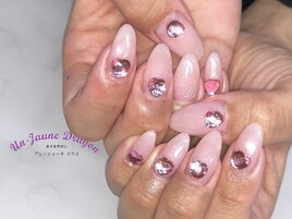 【自爪ネイル】ハートネイル