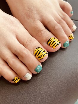 ミュウミュウ(MYUMYU)/ラムちゃん風ネイル