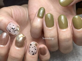 スノー ドロップ(Snow drop)/左右非対称