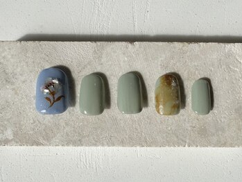 カラ ネイル 中津店(calla nail)/シェルのお花