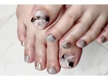 ラッキー(Lucky)/大理石ネイル