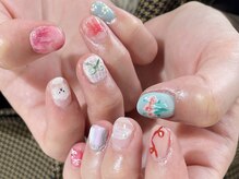 イビズ 新宿店(eviz)/フラワーネイル