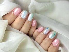 ～偏光パールカラーで縦グラデ～