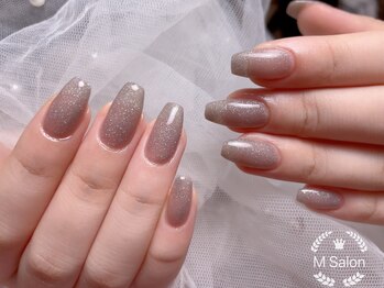 エム ネイルサロン(M)/ラメワンカラー