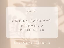 マニッシュ(Manish)/定額ジェル/グラデ/アート2本