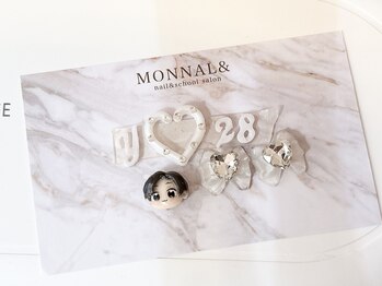 モナールアンド(MONNAL&)/オーダー3Dキャラネイル