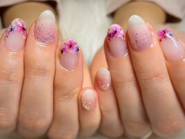 押し花ネイル♪