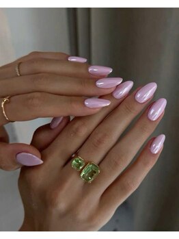 ヘブン ネイル 鶯谷(HEAVEN Nail)/ワンカラーネイルとミラーネイル