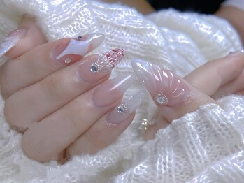 チャン アン(Trang An)の写真/スラっと長く美しい指先に♪☆選べる500色ワンカラー☆チップ長さ出し10本90分6000円から楽しめる☆