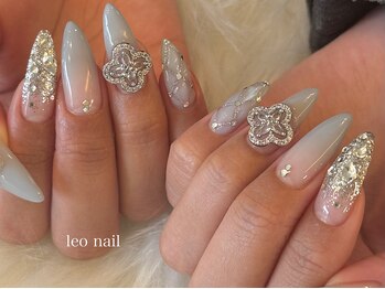 レオネイル(leo nail)の写真/【アートし放題90min★全員¥8800】丁寧なケアでとびきり美しく!!パーツ&カラー300種類以上ご用意◎