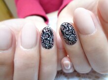 アミュリー ネイル アトリエ(Amury nail atelier)/手書きジェルアート☆レース