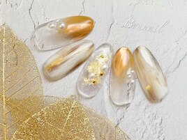 塗りかけ ニュアンス メタリック