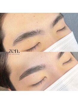 ゼン(zen.)/メンズアイブロウスタイリング