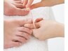 【フットネイルケア】フットすっぴんネイル/クリーム仕上げ¥5500