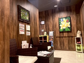 アジアン リラクゼーション ヴィラ 仙台八乙女店(asian relaxation villa)/落ち着いた雰囲気の待合スペース