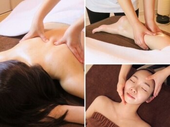 サロン なご美の写真/【人気No.1メニュー◎】全身ボディオイル＋癒しと美のフェイシャル120分！心身からほぐれるスッキリ感を♪