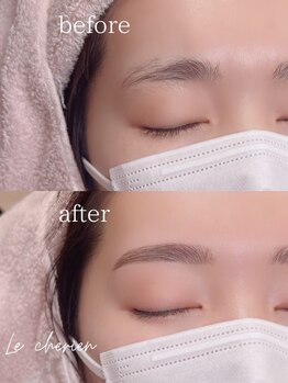 アイブロウメニューがあるサロン