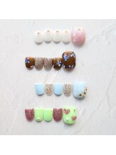 アンクローチェ(Ann Cloche)/今月アート（フット）￥8800