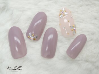 アンベリール 横浜店(Embellir)/(455)お花風ストーンネイル