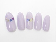 ネイルサロンセレーネ(Selene)/パープルシェルネイル