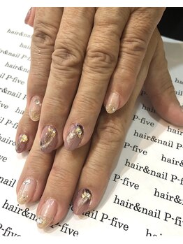 ヘアアンドネイル ピーファイブ(P-five)/新春ネイル♪