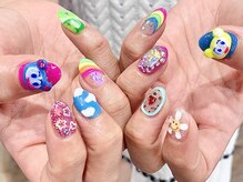ネイルマフィア 原宿(NAIL MAFIA)/オーダー３Dキャラネイル