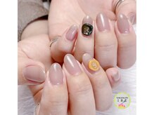 イーレ(IRE)/シアーなワンカラーにイニシャル