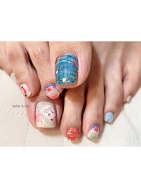 【FOOT】手描きアートお祭り
