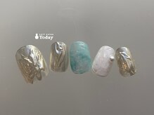 ネイルサロン トゥデイ 心斎橋店(Today)/Simple plus art¥9300→¥5800