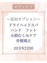 ゴールドベア(GOL D BEAR)/オプション追加メニュー